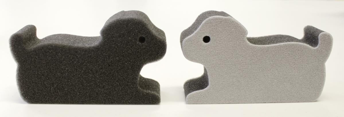  ヌメリをすっきり落としてくれる　ペット用　食器スポンジ