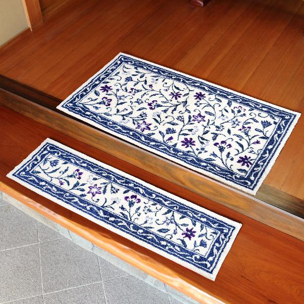 洗えるウィルトン織玄関マット　日本製 裏面すべり止め　モンテサラサ　60×110cm