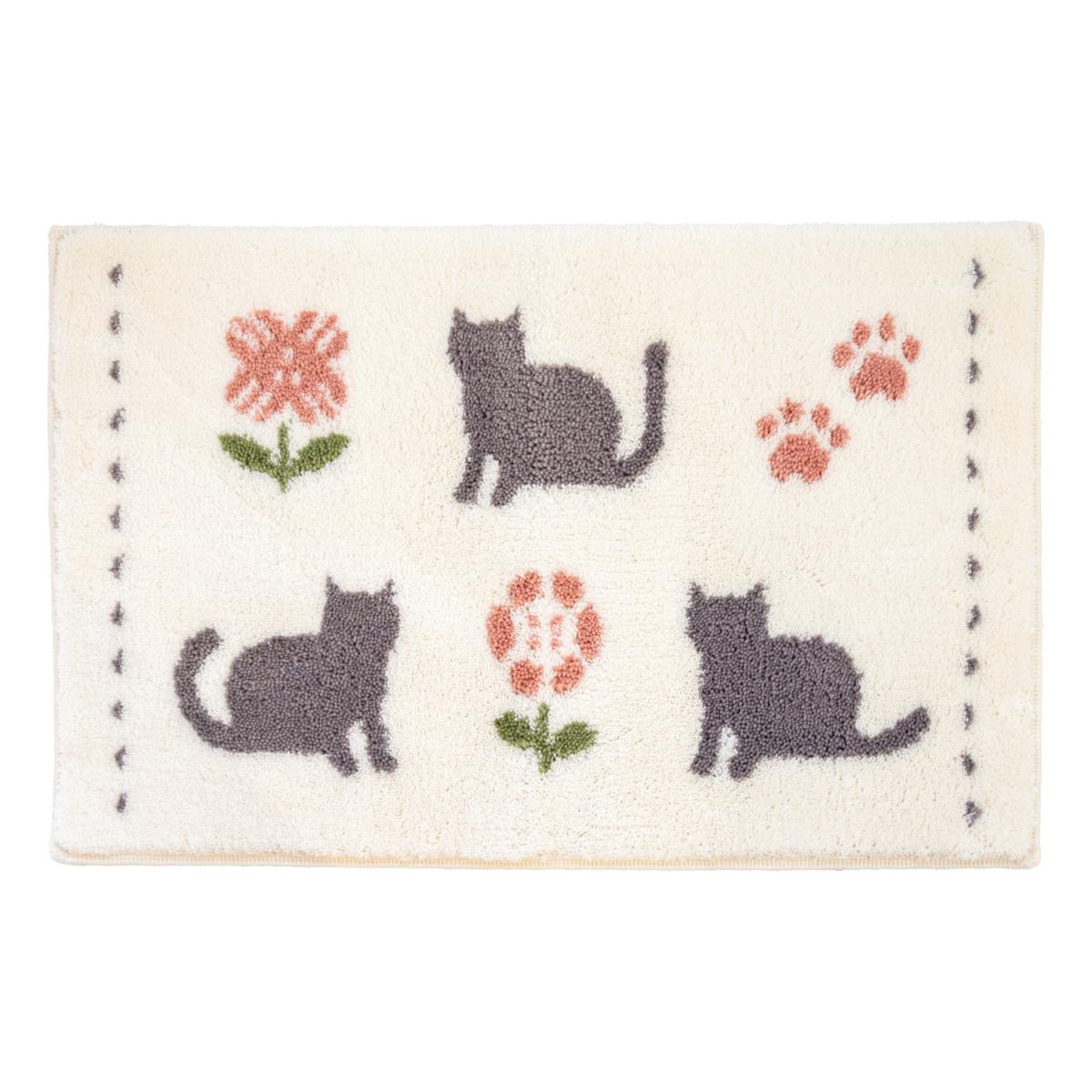 吸水速乾抗菌防臭　日本製ウイルトン織バスマット  ラミン