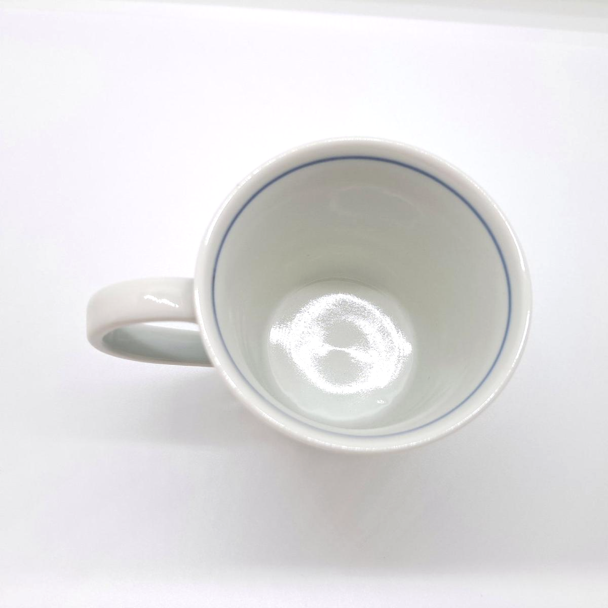 九谷焼マグカップ青椿