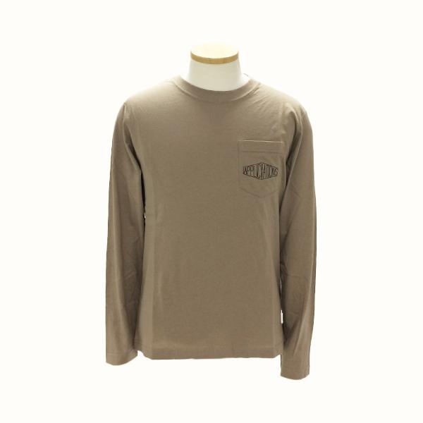 大寸ロビンソン紳士綿100　ポケット付き　ロングＴシャツ　メンズ　長袖　年間物　