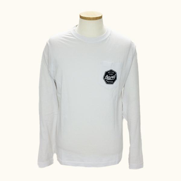 大寸ロビンソン紳士綿100　ポケット付き　ロングＴシャツ　メンズ　長袖　年間物　