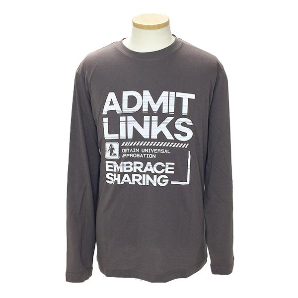 大寸ロビンソン紳士　綿100　プリント　ロングＴシャツ　カットソー　メンズ　長袖　年間物