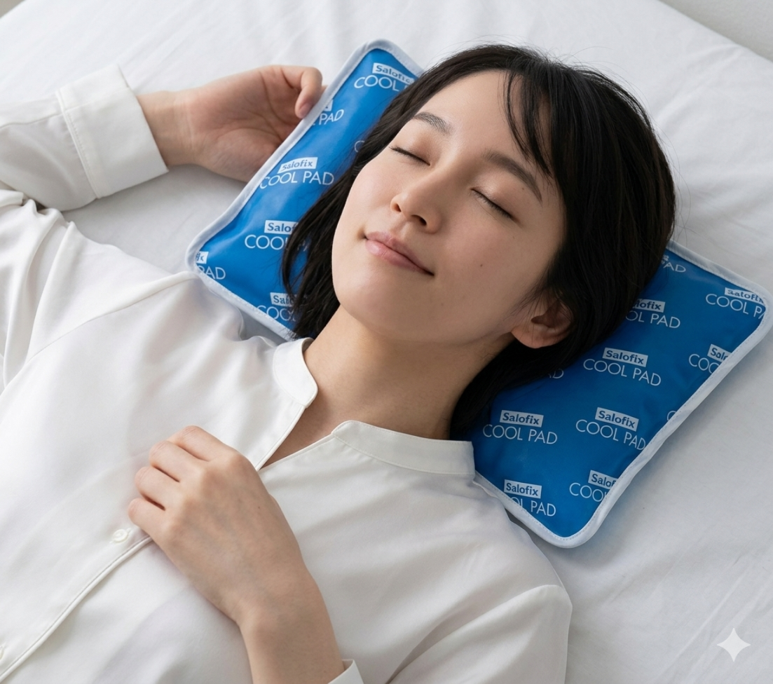 Salofix COOL PAD ]Lサイズ | 枕 柔らかい 発熱 夏対策