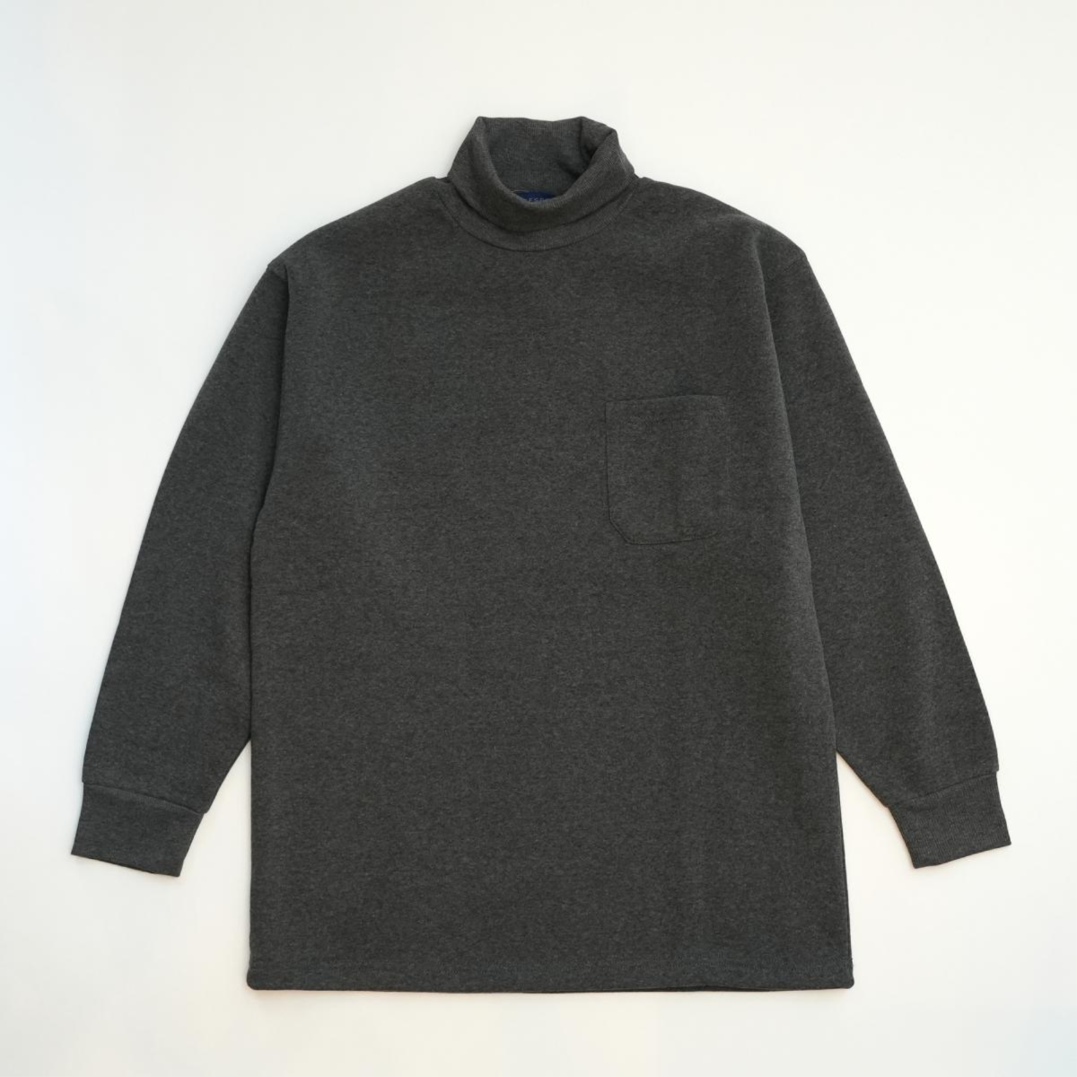 【人気商品】綿ポリエステル裏起毛タートルネック