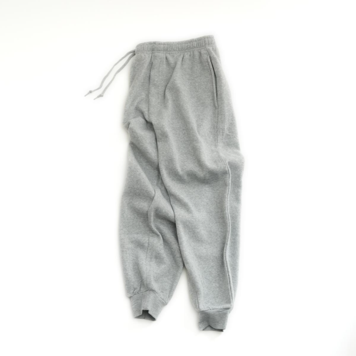 ストレスフリーの綿ポリエステル裏起毛ホッピングパンツ