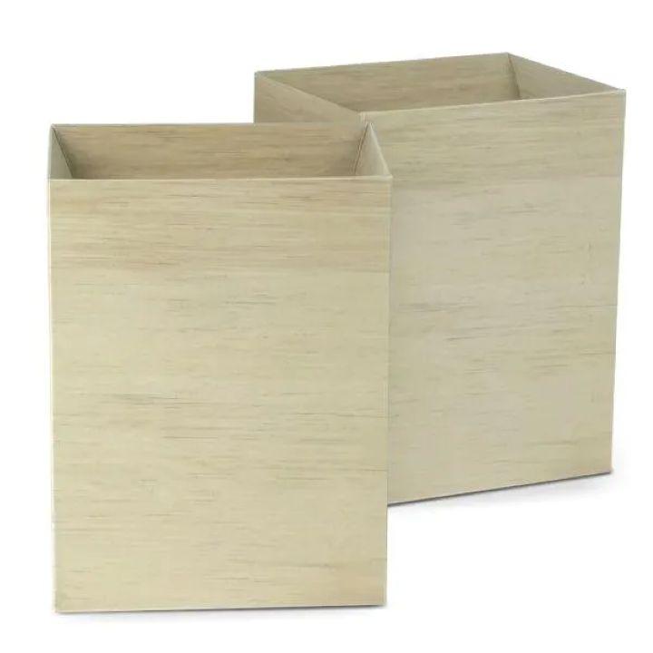 サニタリーボックス　5枚 ナチュラルウッド