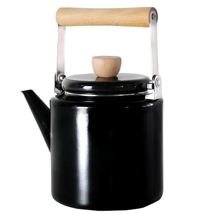 ホーロー 2Lケトル ブラック【呂色】