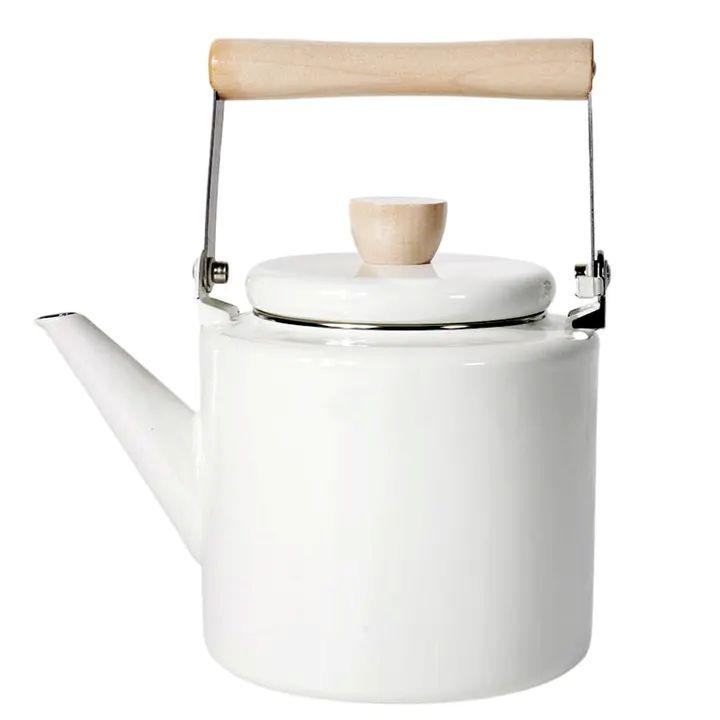 ホーロー 2Lケトル ホワイト【朝霞】