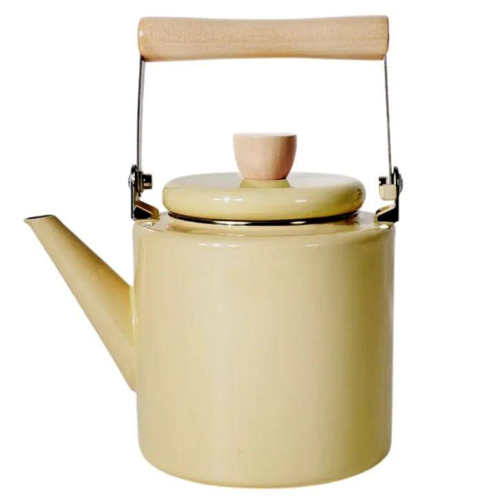 ホーロー 2Lケトル エクリュ【白茶】