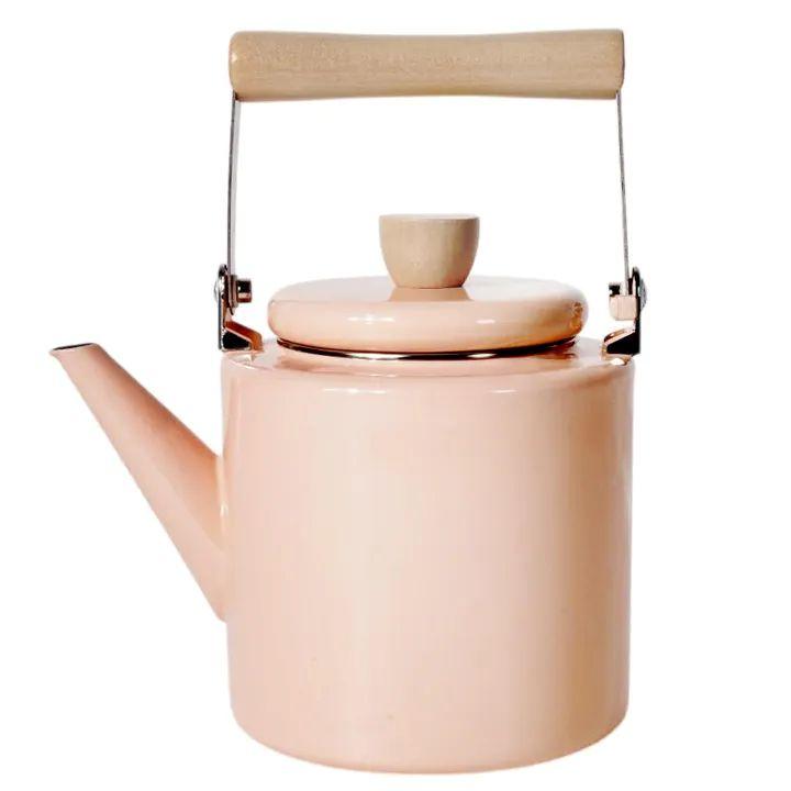 ホーロー 2Lケトル ピンクベージュ【東雲】