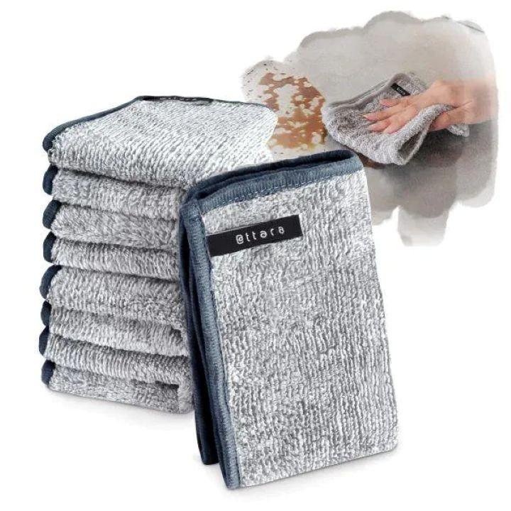 油汚れクロス　S　5枚セット グレー