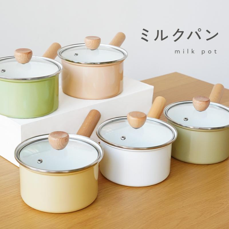 ホーロー 15cmミルクパン