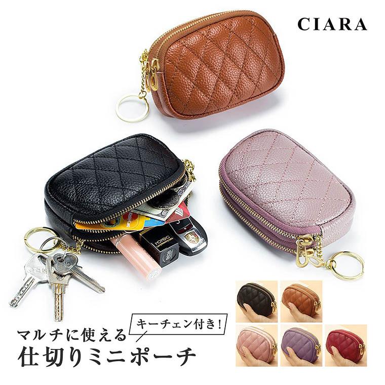 CIARA 化粧ポーチ 持ち歩き ポーチ 小物入れ 大容量 コンパクト 小さめ np3007
