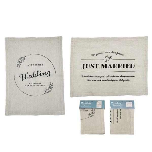 ウェディング　タペストリー