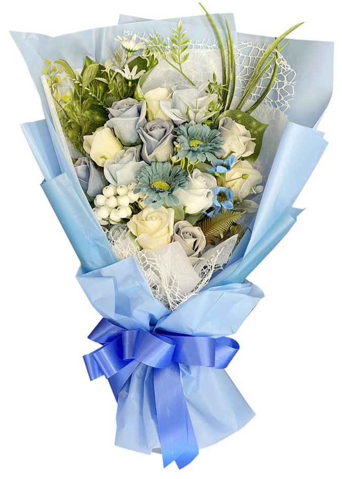 ソープフラワー　アレティエ　　　　　　　　　　　　　レッド　ピンク　パープル　イエロー　ブルー