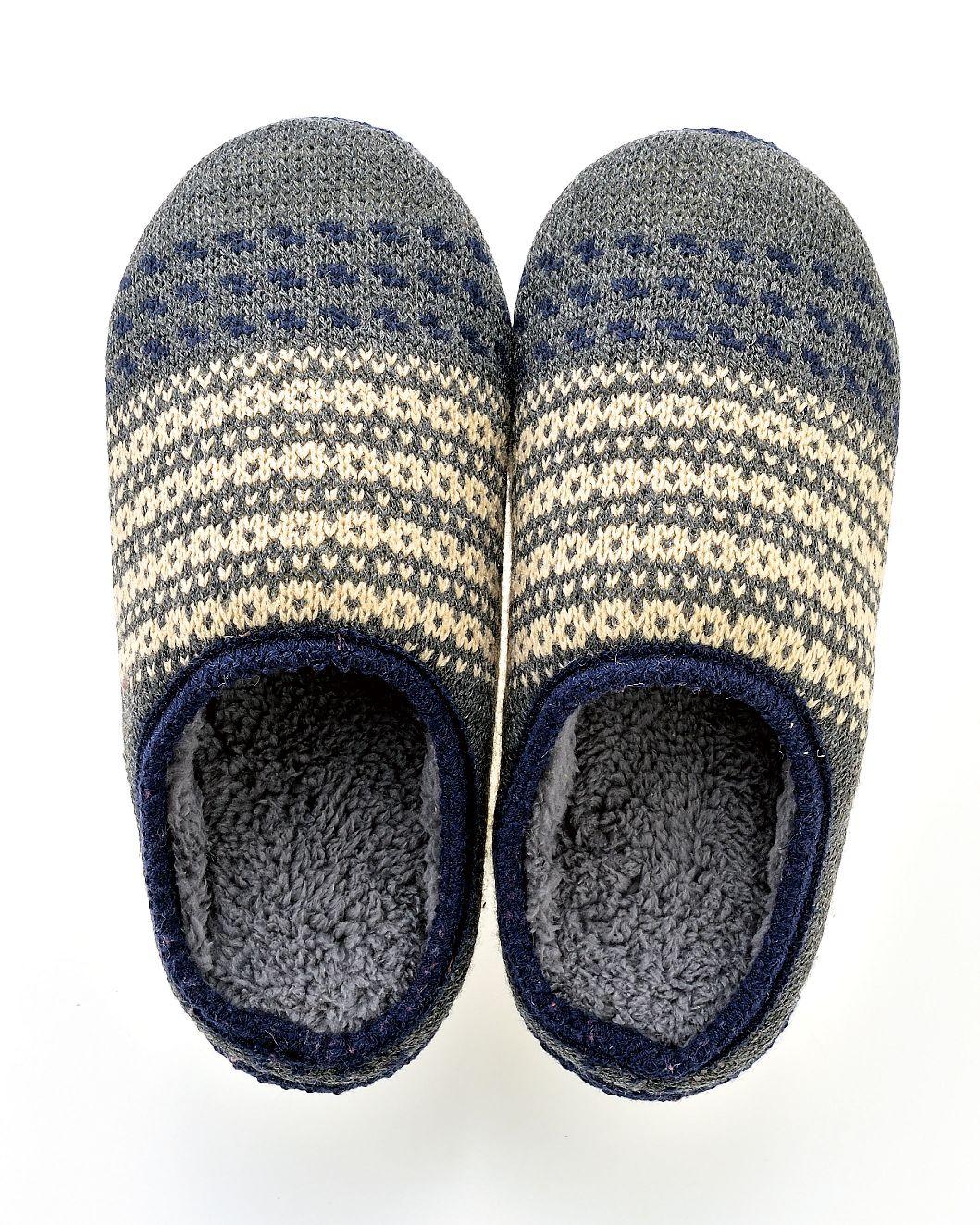 ニット織スリッパ　シンプルニット　3色展開　サイズ展開有　　