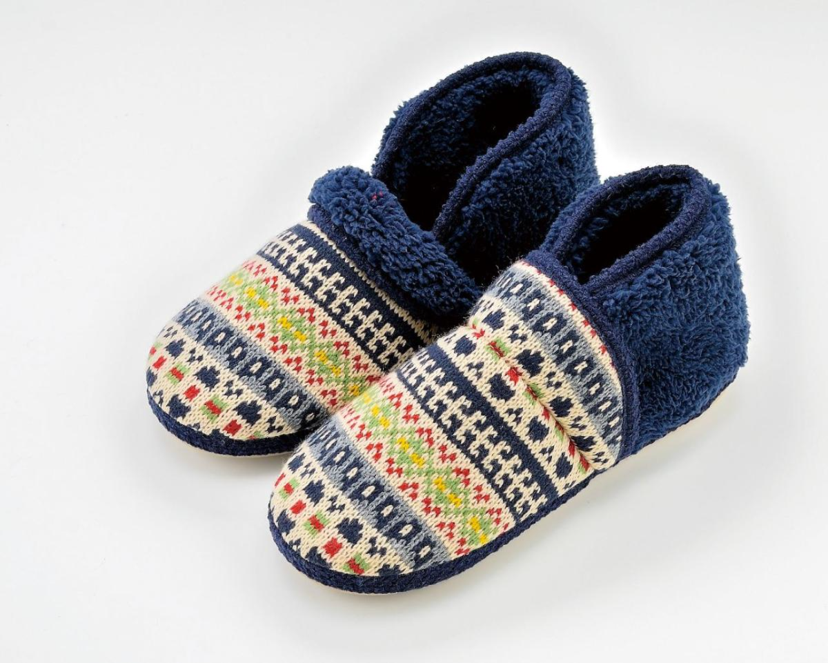 ニット織ブーツスリッパ　ルースコスタ　3色展開　サイズ展開有　　