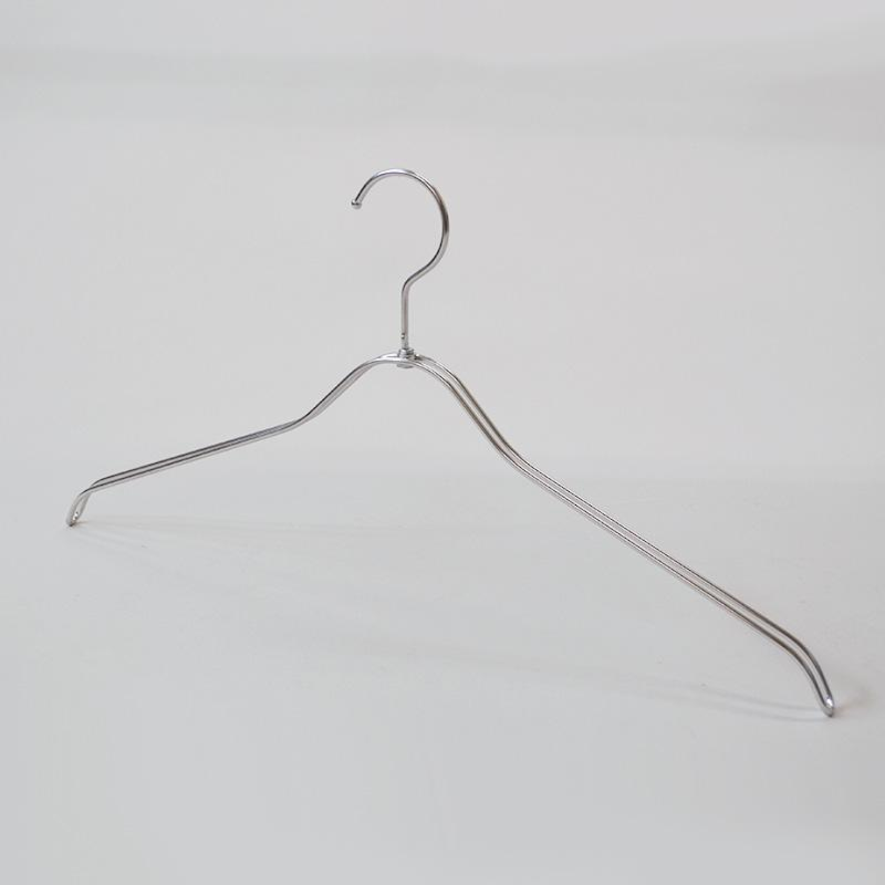 [日本製]ステンレス製メンズラージサイズスリムハンガー W:45cm