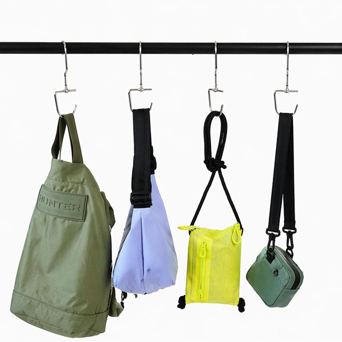 [日本製]ステンレス製回転式バッグ用G型幅広フック