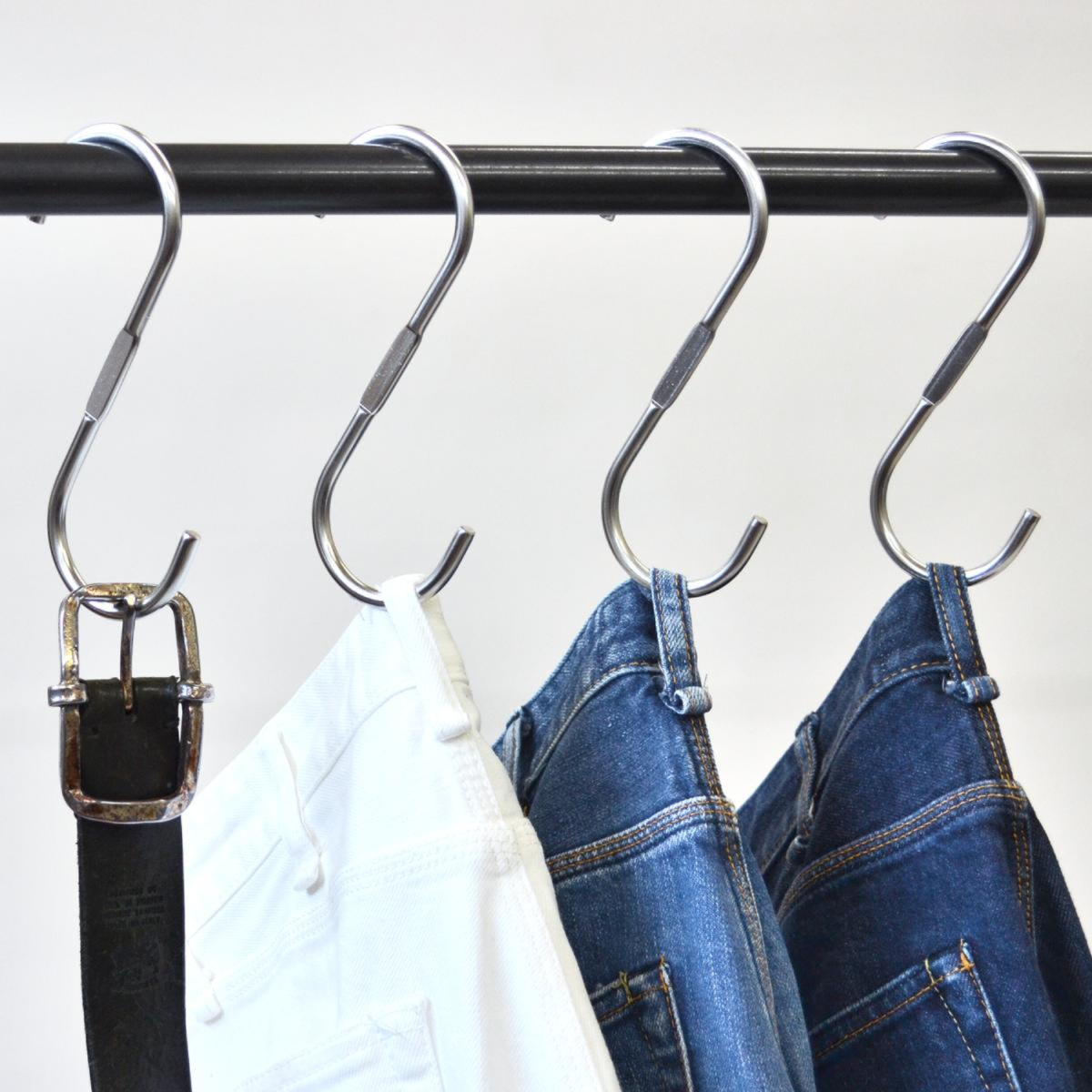 [日本製]ステンレス製S字フック H15cmタイプ