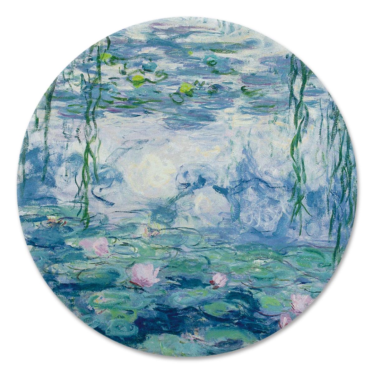白雲石コースター名画　睡蓮