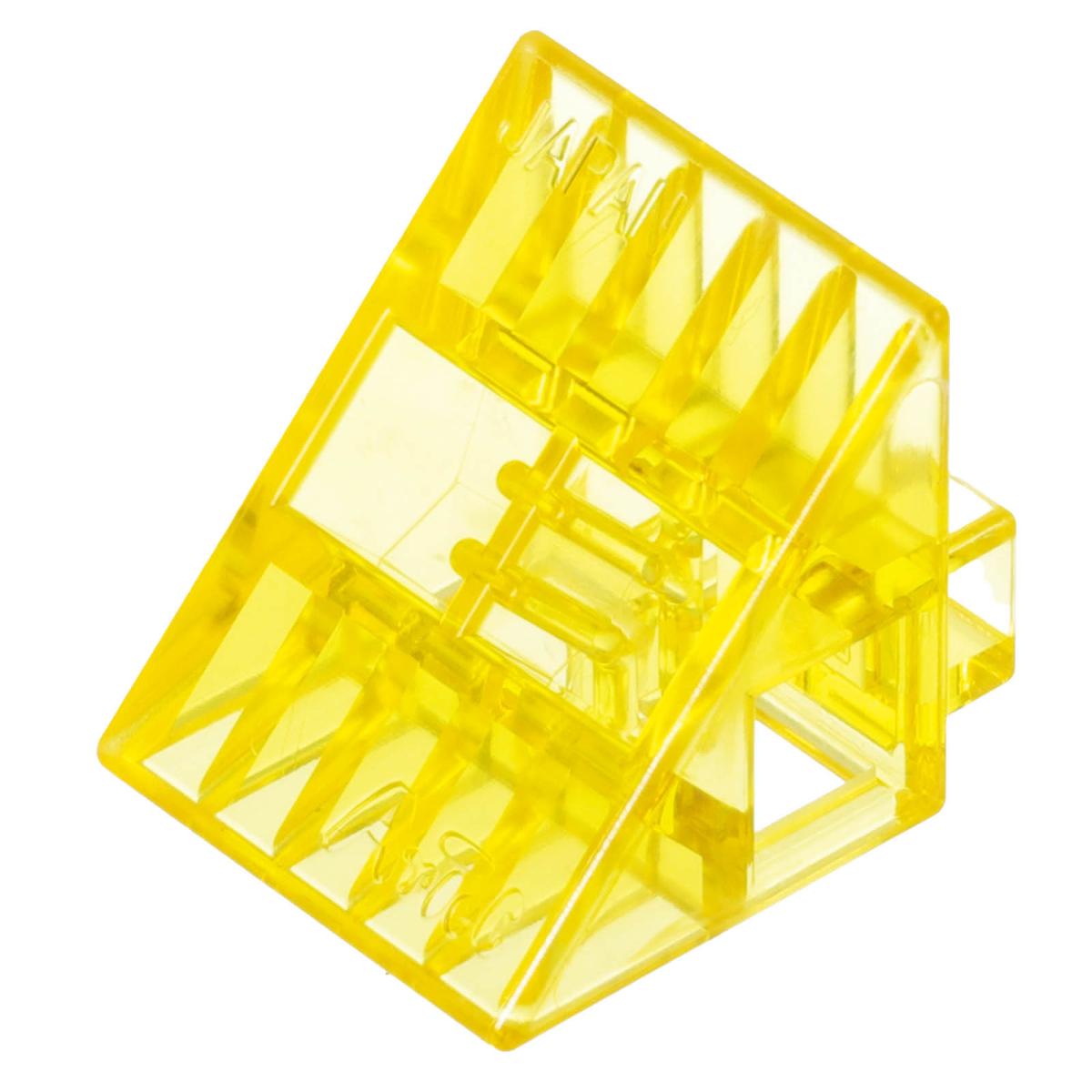 Ａｒｔｅｃブロック　クリア　三角Ａ　８ｐｃｓ　黄