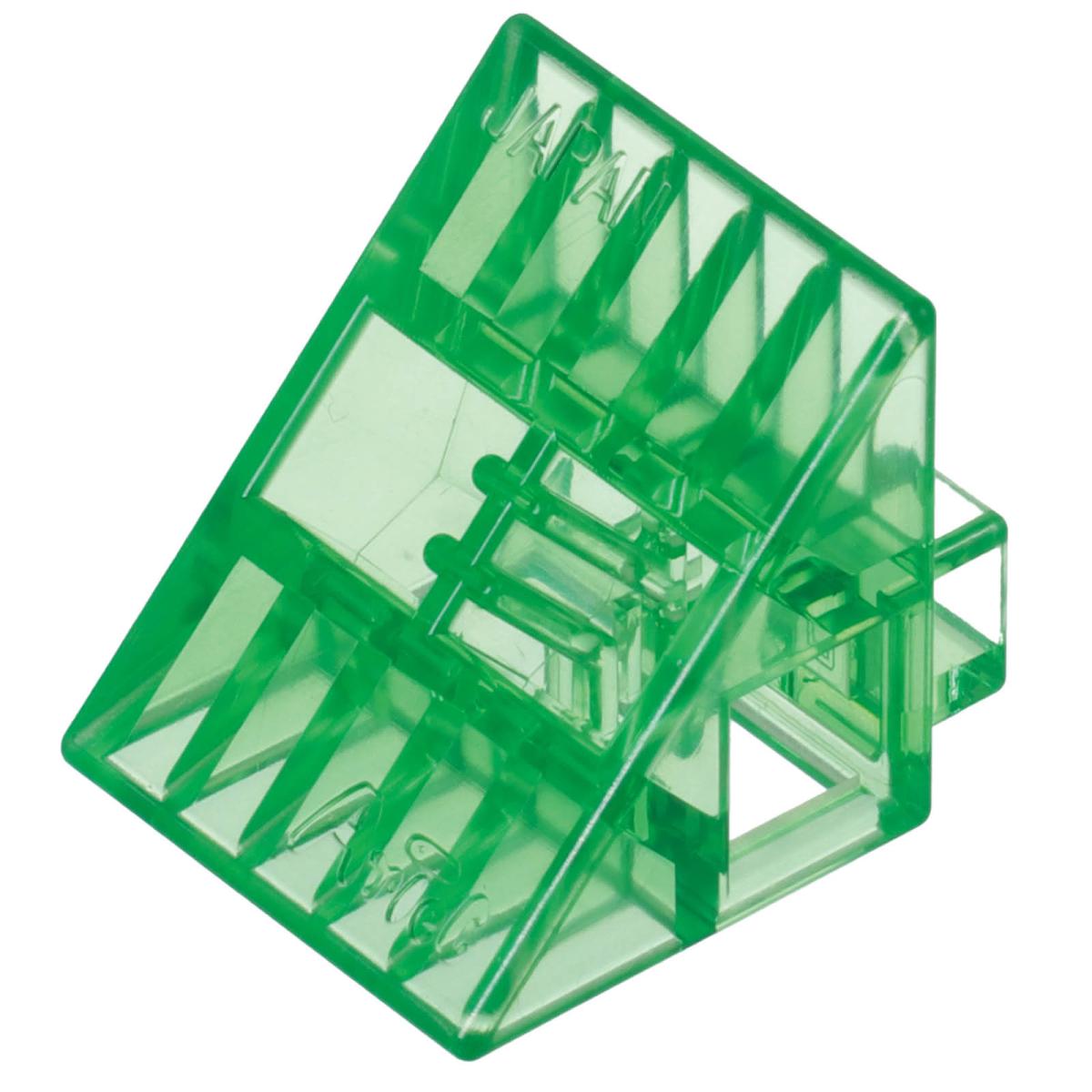 Ａｒｔｅｃブロック　クリア　三角Ａ　８ｐｃｓ　緑