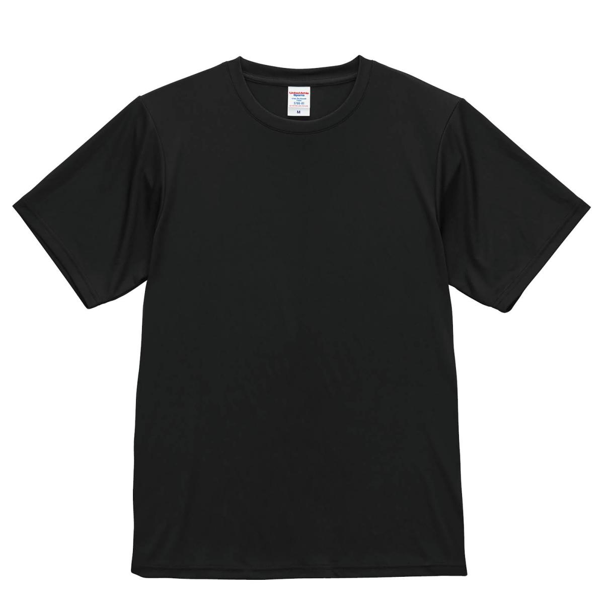 リサイクルポリエステル　Ｔシャツ　ブラック　Ｍ