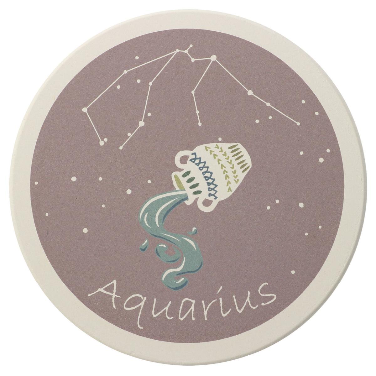 星座コースター　水瓶座