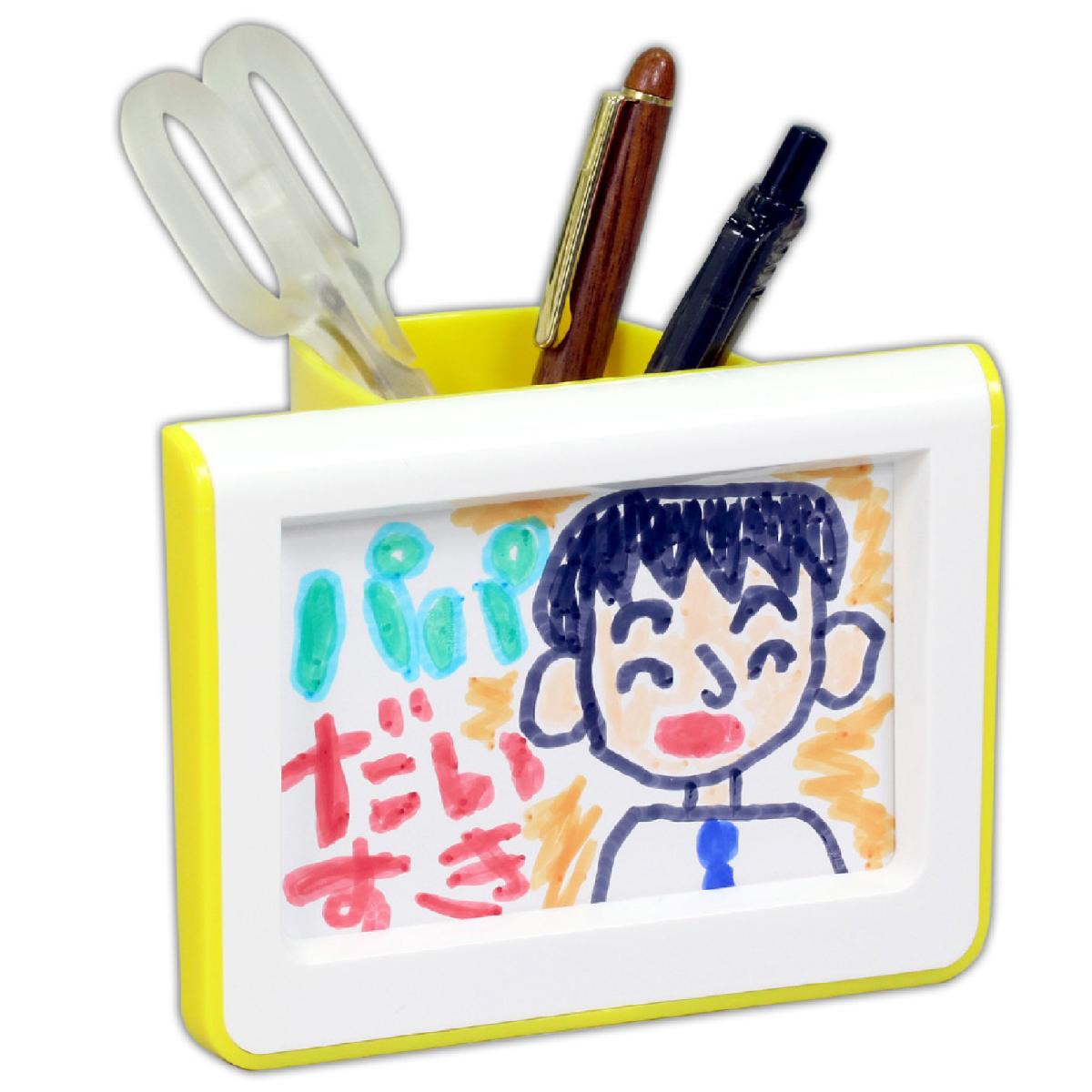 プレゼントお絵かきペン立て