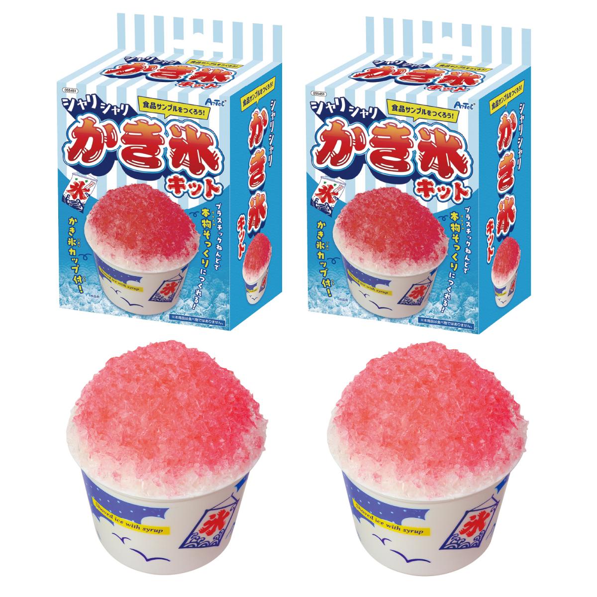 食品サンプルをつくろう！シャリシャリかき氷キット　２個組