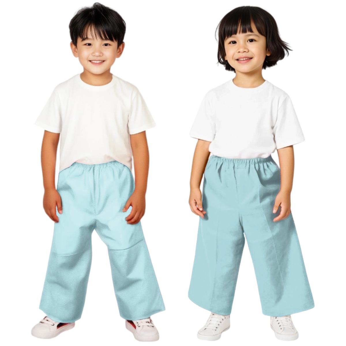 衣装ベース　Ｊ　ズボン　水色