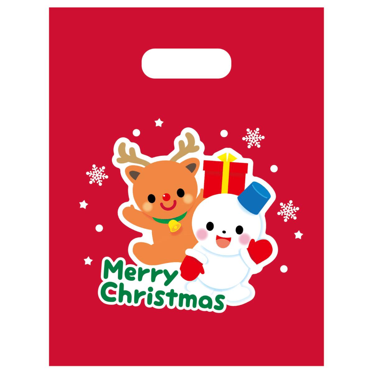 クリスマスプレゼント袋　小（マチ無）１００枚