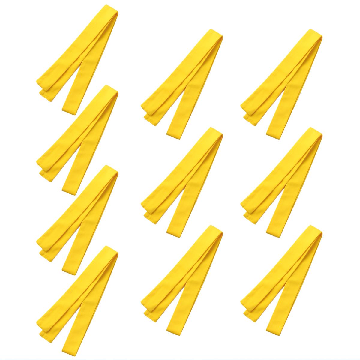 厚手はちまき　１０本セット　黄