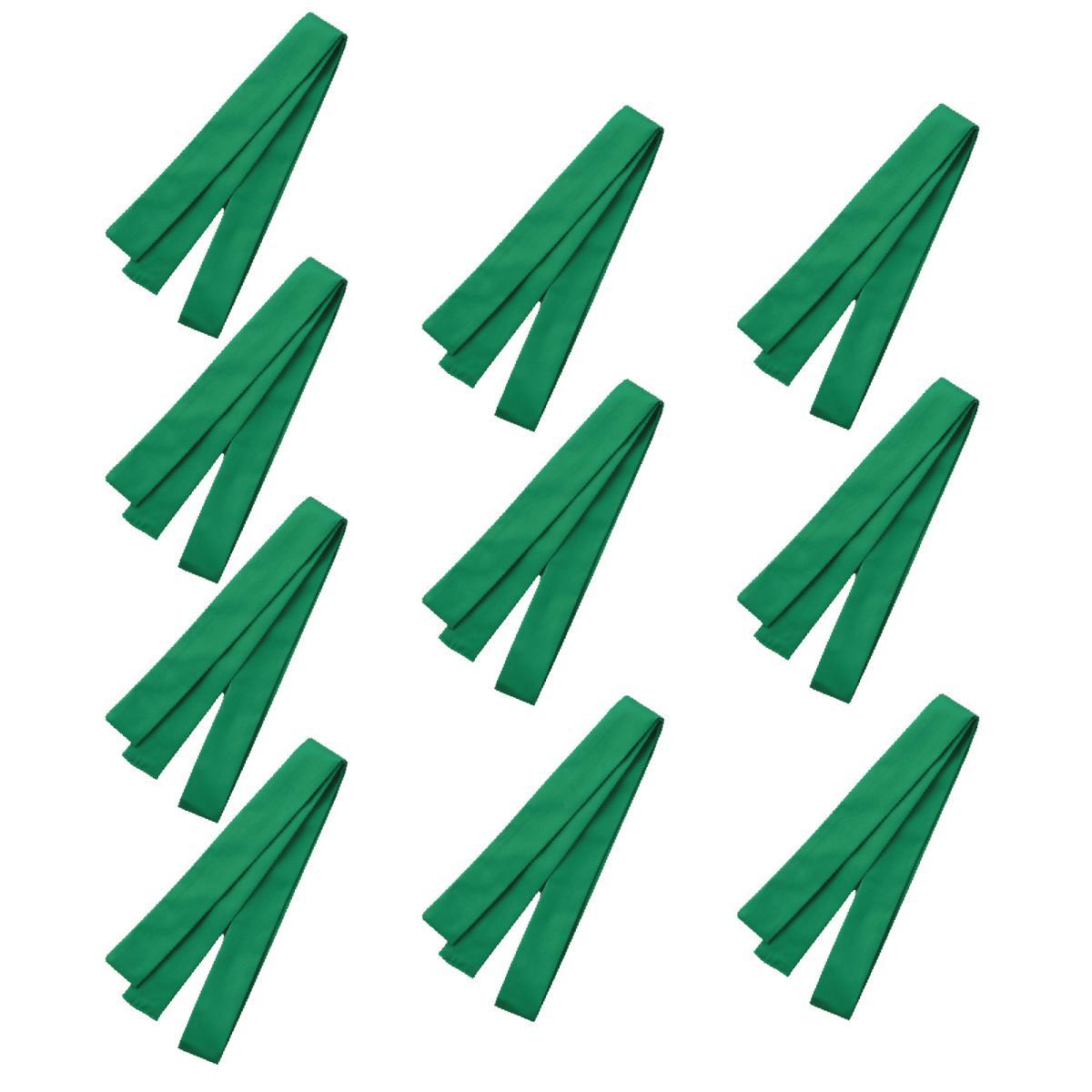 厚手はちまき　１０本セット　緑