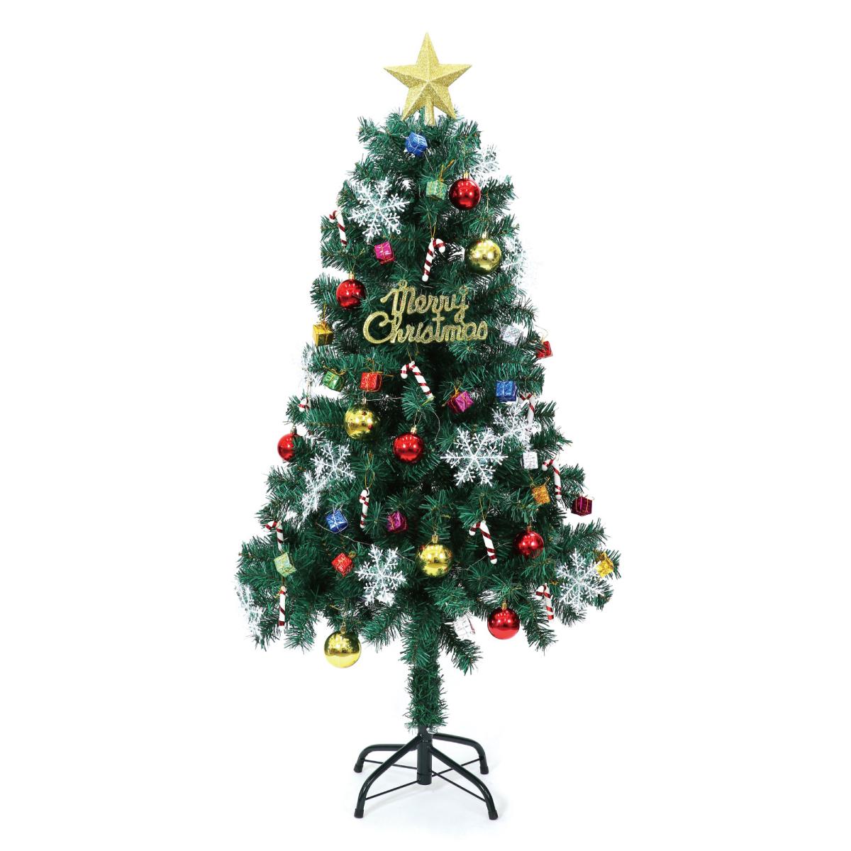 クリスマスツリー１２０㎝　オーナメント付き