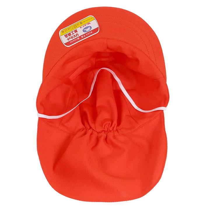 赤白帽子 六方型日よけたれ付き 525122A