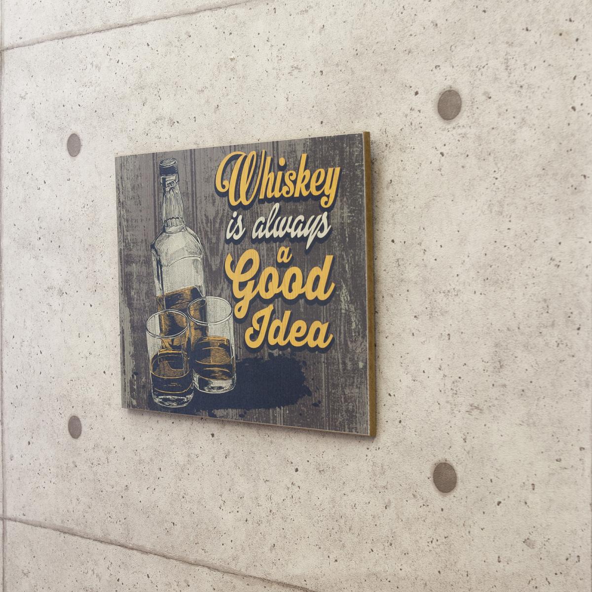 ウッドボード ［Whiskey is a Good Idea］