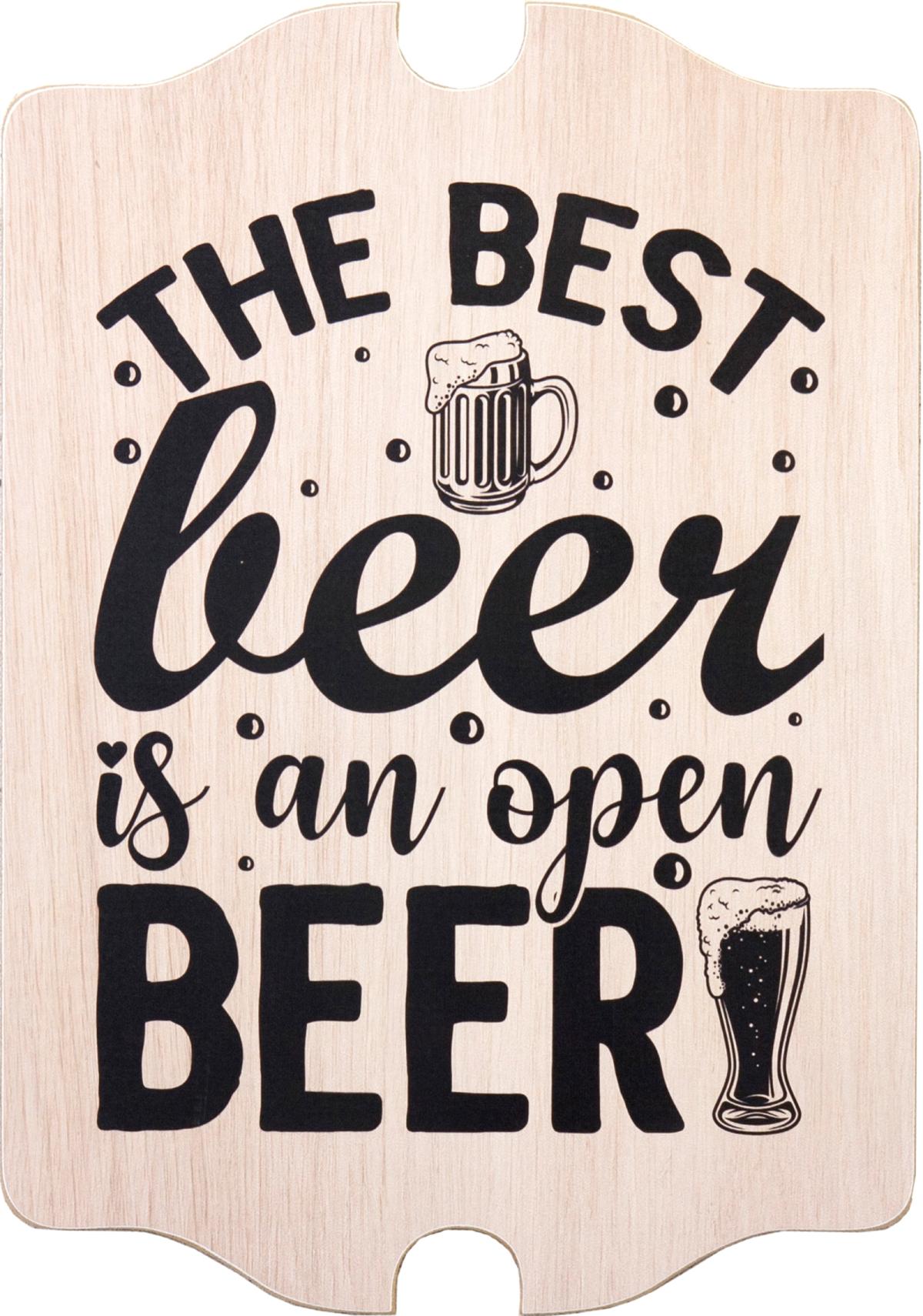 ウッドボード ［THE BEST BEER IS AN OPEN］