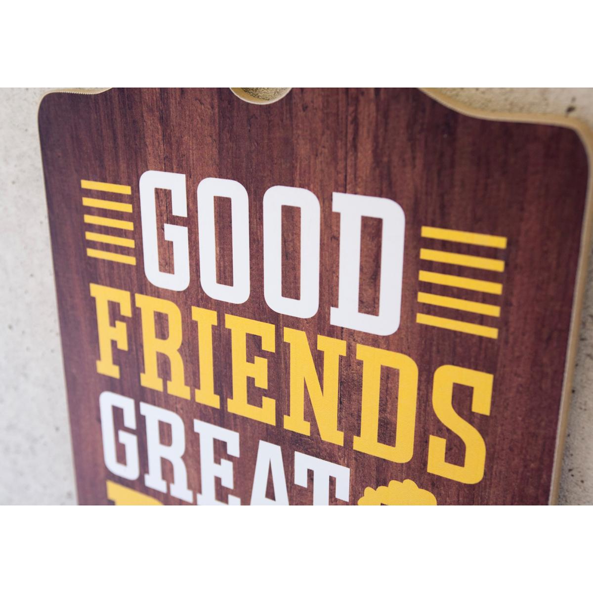 ウッドボード ［GOOD FRIENDS GREAT BEER］