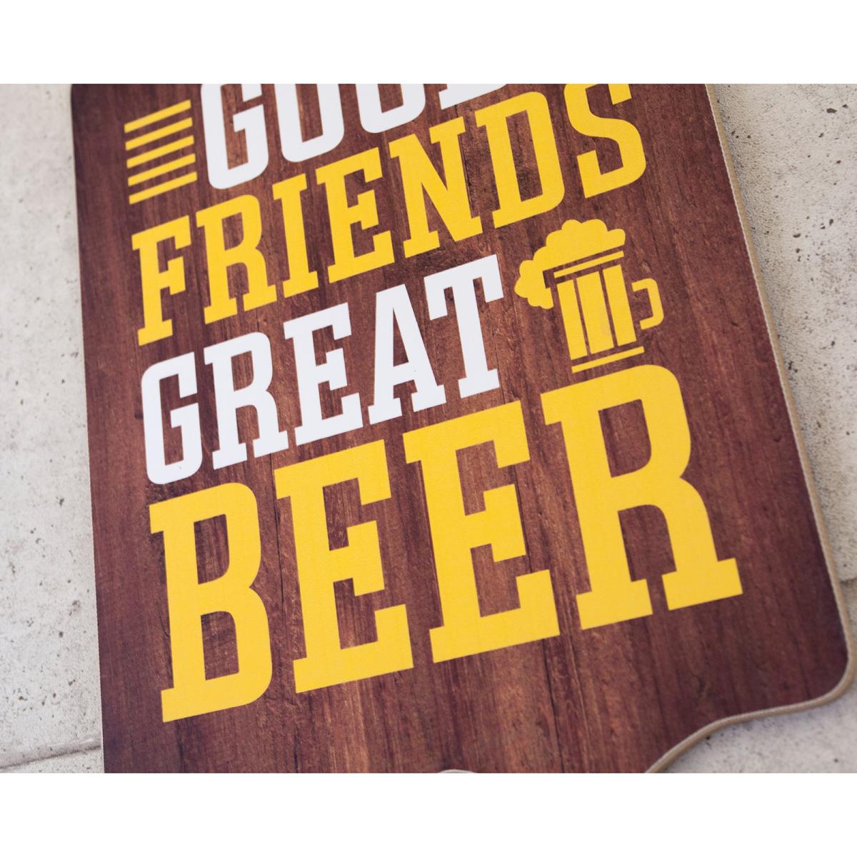 ウッドボード ［GOOD FRIENDS GREAT BEER］