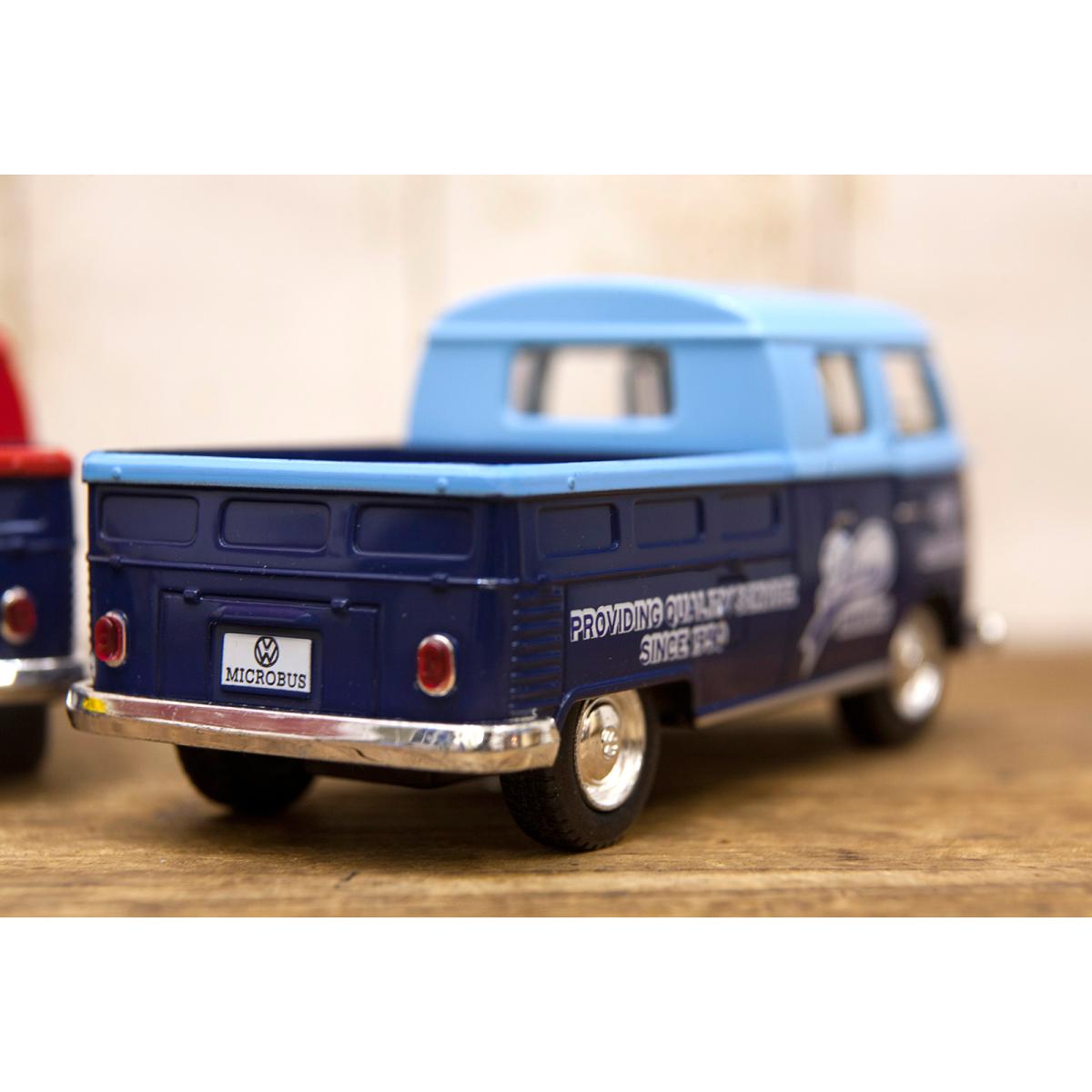 ダイキャストミニカー(M)[1963 VW Bus Double Cab Pickup 1/34]