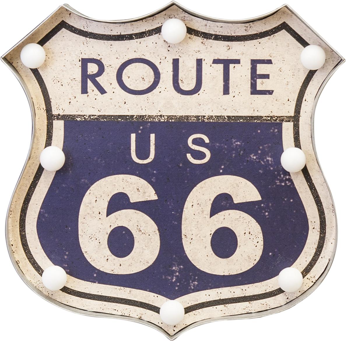 アメリカンクラシック LED サイン［ROUTE US 66］