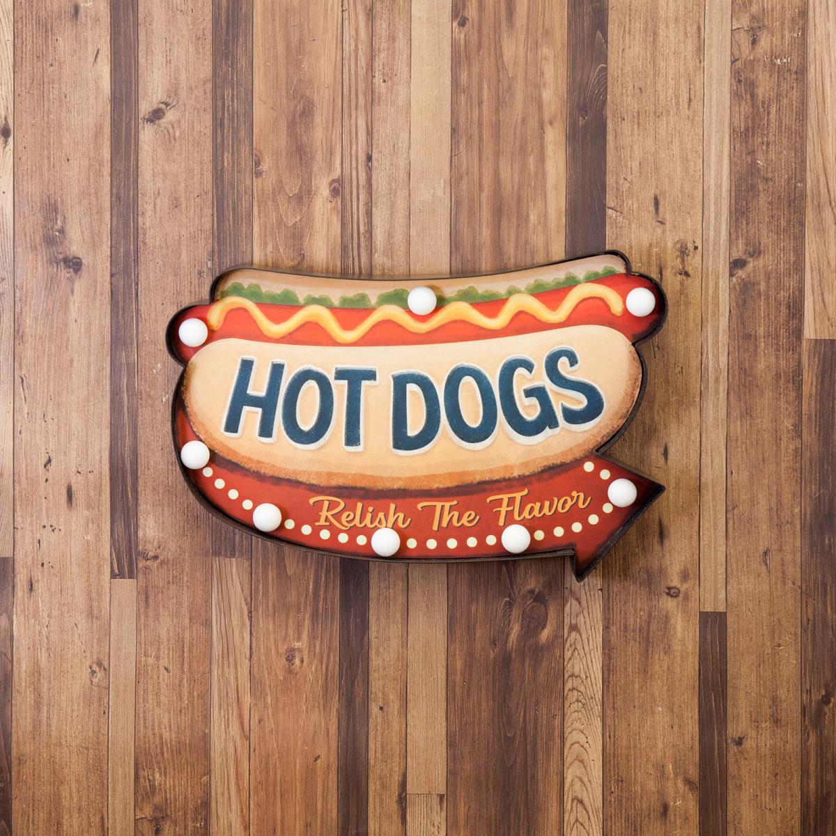 アメリカンクラシック  LED Sign [HOT DOGS]