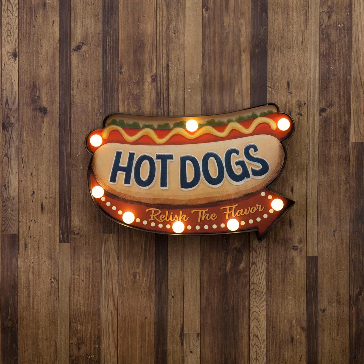 アメリカンクラシック  LED Sign [HOT DOGS]