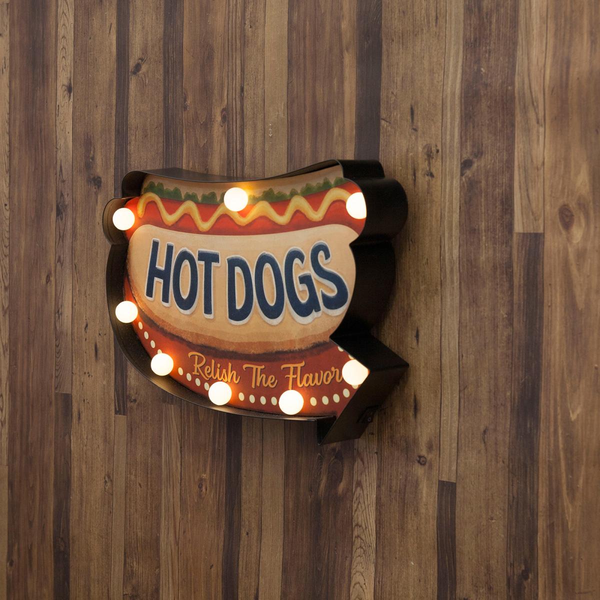 アメリカンクラシック  LED Sign [HOT DOGS]