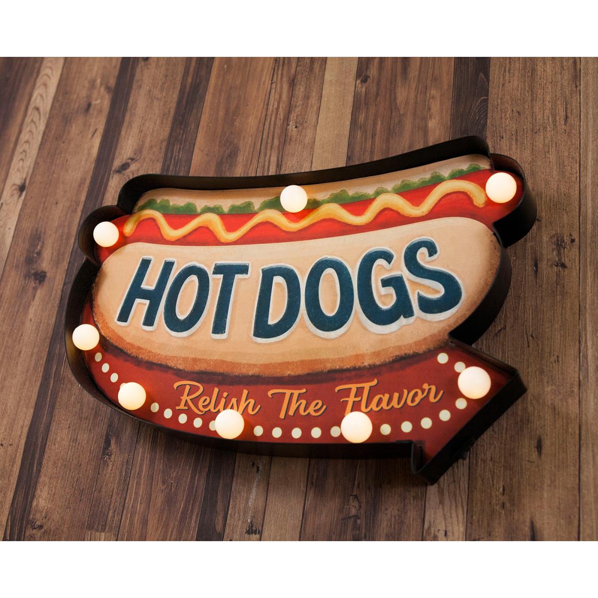 アメリカンクラシック  LED Sign [HOT DOGS]