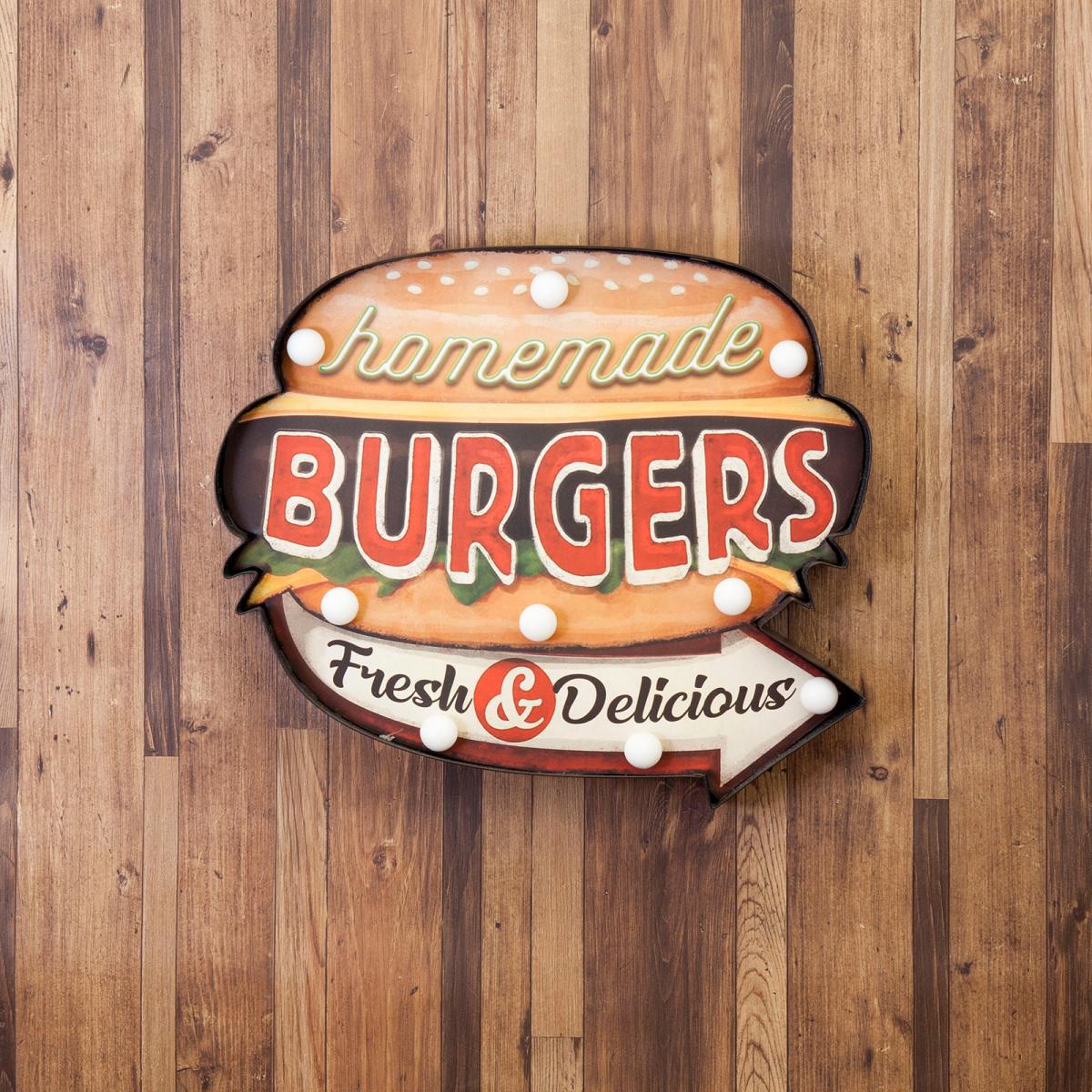 アメリカンクラシック  LED Sign [BURGERS]