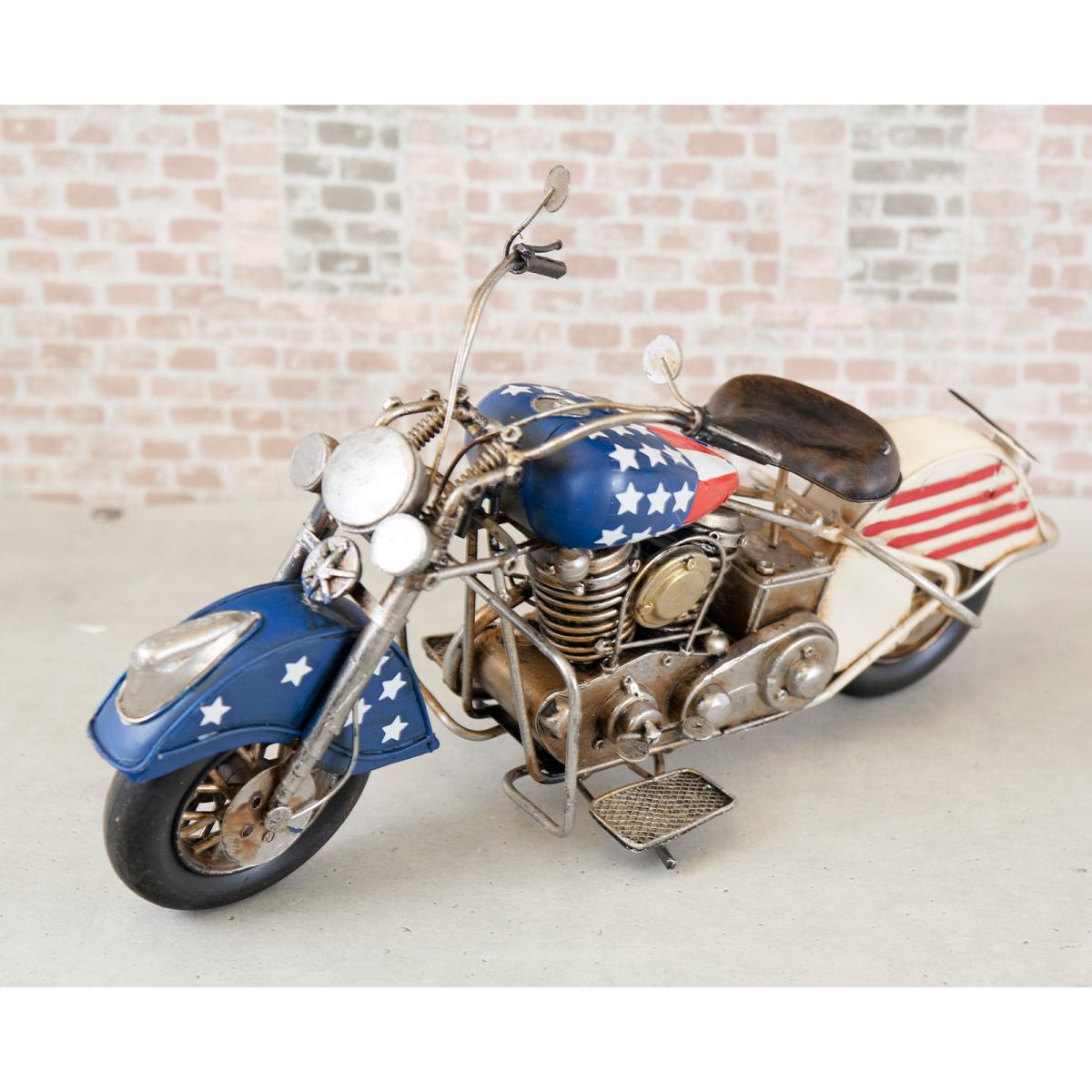 ヴィンテージ　モーターサイクル［USA Flag 1］